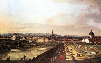 望台からのウィーン◇ベルナルド・ベロット(1720-1780>